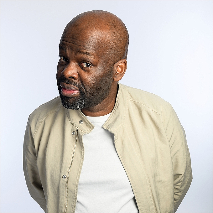 Daliso Chaponda looks quizzically at the camera