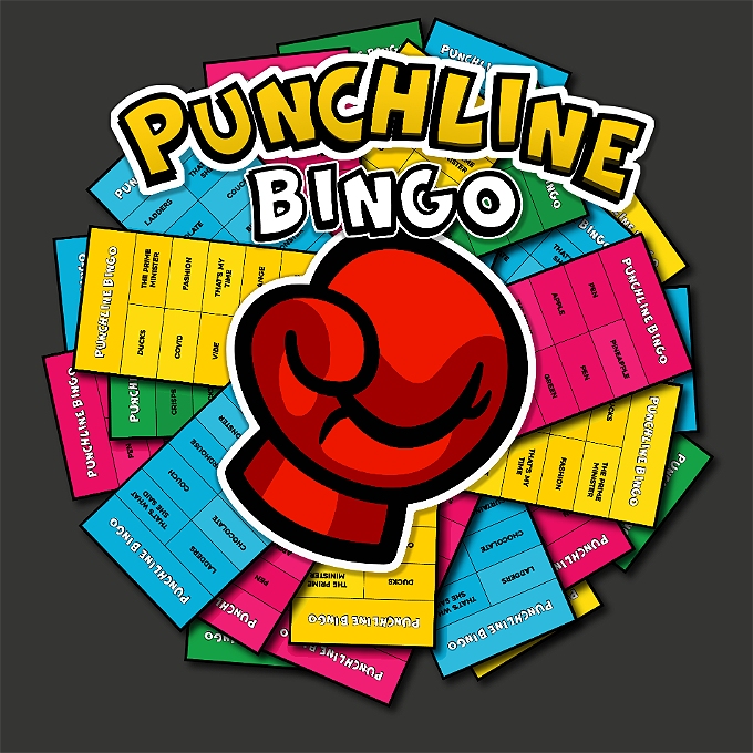 Boxing glove with bingo tickets