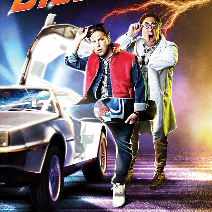 Lightning strikes as TV's Dave Bibby is BOTH Marty McFly and Doc Brown