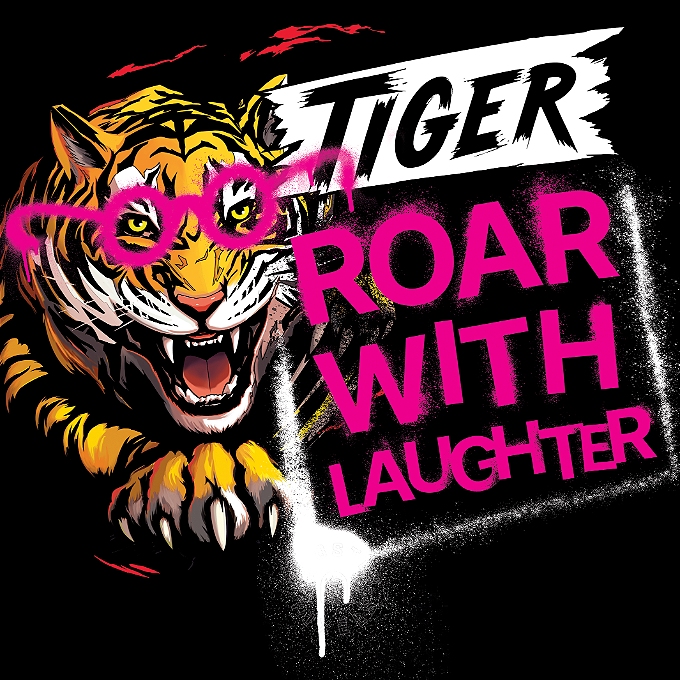 Tiger wearing glasses