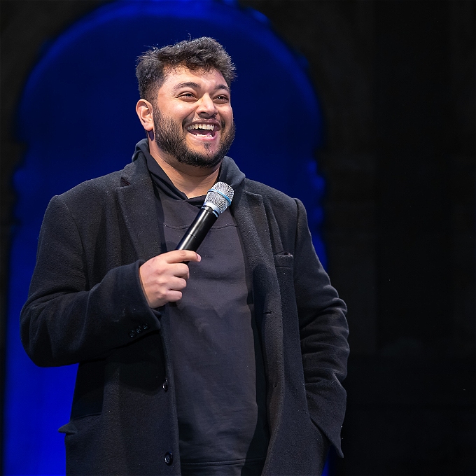 Indian American Comedian laughing for justice!